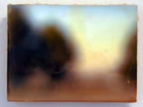 Illumine no. 11, Photo Encaustic on Poplar, 6 x 8 inches, 2006.